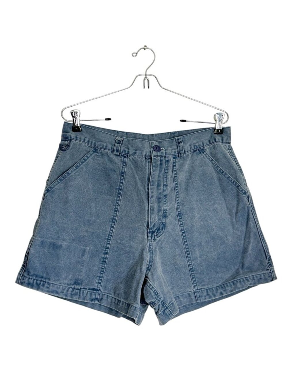 Vintage Global Tracking Women's Weekender High-Rise Denim Shorts - Sz 34"
